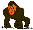 Dibujo Gorila pintado por ARIELCARRILLO