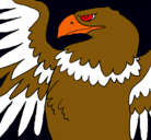 Dibujo Águila Imperial Romana pintado por gloria