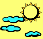 Dibujo Sol y nubes 2 pintado por rochiymai