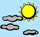 Dibujo Sol y nubes 2 pintado por Adriana