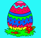 Dibujo Huevo de pascua 2 pintado por DANTE