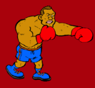 Dibujo Boxeador pintado por dakter