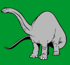 Dibujo Braquiosaurio II pintado por david