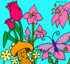 Dibujo Fauna y flora pintado por amalia