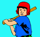 Dibujo Niño bateador pintado por josegregorio