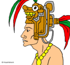 Dibujo Jefe de la tribu pintado por Gaby