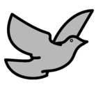 Dibujo Paloma de la paz pintado por isabel