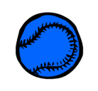 Dibujo Pelota de béisbol pintado por josegregorio