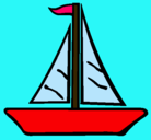 Dibujo Barco velero pintado por EDUARDO
