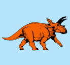 Dibujo Triceratops pintado por sergi