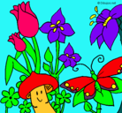 Dibujo Fauna y flora pintado por Ftima