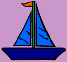 Dibujo Barco velero pintado por johnny
