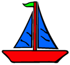Dibujo Barco velero pintado por 2VARCO