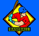 Dibujo Logo de béisbol pintado por joanDC