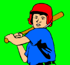 Dibujo Niño bateador pintado por chigollo