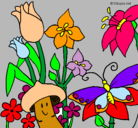 Dibujo Fauna y flora pintado por mihaela