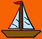 Dibujo Barco velero pintado por mariangela