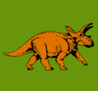 Dibujo Triceratops pintado por sebastiancornejo
