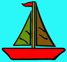Dibujo Barco velero pintado por dario