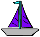 Dibujo Barco velero pintado por ABIGAIL