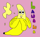 Dibujo Banana pintado por ketzi