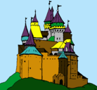 Dibujo Castillo medieval pintado por Celeste