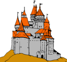 Dibujo Castillo medieval pintado por ronald