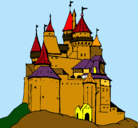 Dibujo Castillo medieval pintado por Francisco