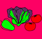 Dibujo Verduras pintado por fernanda