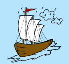 Dibujo Barco velero pintado por SANCHEZGABRIEL