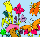 Dibujo Fauna y flora pintado por williana