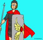 Dibujo Soldado romano II pintado por yennyandreaaceror