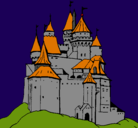 Dibujo Castillo medieval pintado por JUAN