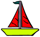 Dibujo Barco velero pintado por jhon