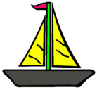 Dibujo Barco velero pintado por BAUTY