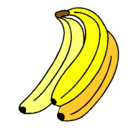 Dibujo Plátanos pintado por sami