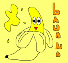 Dibujo Banana pintado por Marina