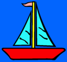 Dibujo Barco velero pintado por MARC