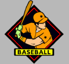 Dibujo Logo de béisbol pintado por Arcangel