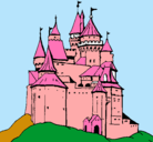 Dibujo Castillo medieval pintado por Moni