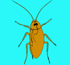 Dibujo Cucaracha grande pintado por isaisabelal