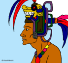 Dibujo Jefe de la tribu pintado por JAEL
