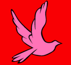 Dibujo Paloma de la paz al vuelo pintado por aylinbarrios