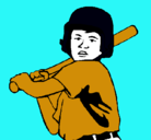 Dibujo Niño bateador pintado por yorjeli