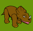 Dibujo Triceratops II pintado por GAEL