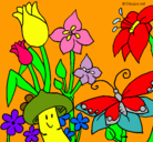 Dibujo Fauna y flora pintado por luli