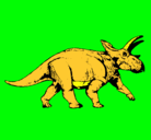 Dibujo Triceratops pintado por marcoantoniogonsales