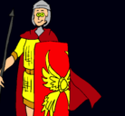 Dibujo Soldado romano II pintado por juanca
