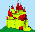 Dibujo Castillo medieval pintado por julian