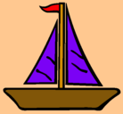 Dibujo Barco velero pintado por yezminadriana